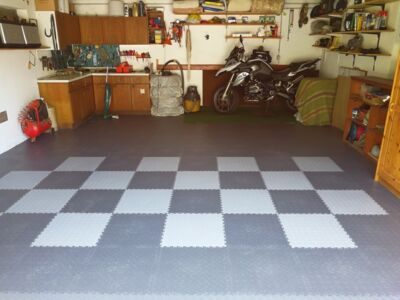 PVC Fliesen als Garagenboden - easyfloor