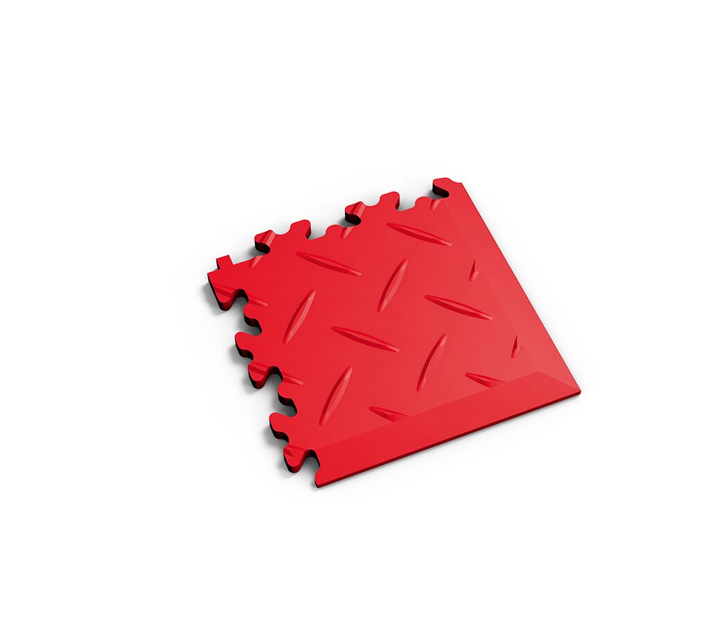 Ecke Diamant Rot