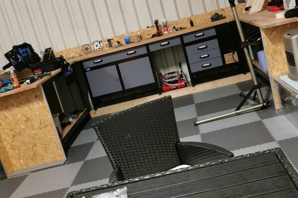 Werkstattboden Karo / Bayern (ROBUST XL)