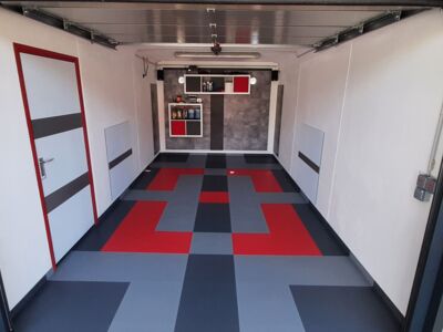 Garagenboden mit unglaublichem Design