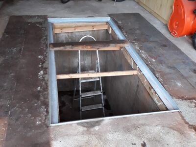 Neuer Garageboden