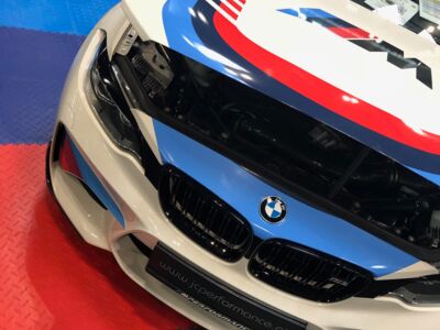 Boden für Messestand - BMW Farben / BMW Club